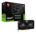 Tarjeta de video MSI RTX 4060 VENTUS 2X BLACK 8G OC